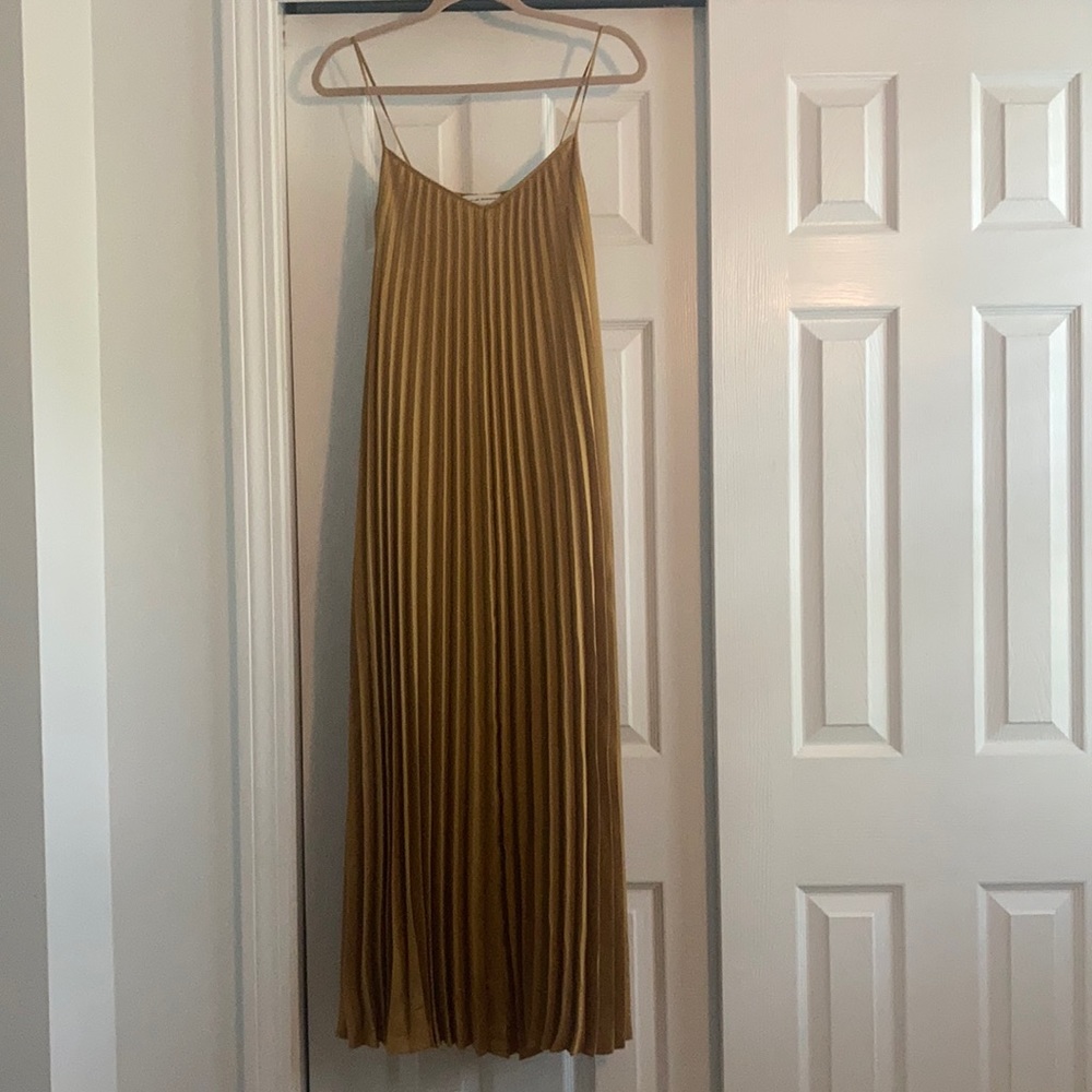 Club Monaco golden dress size 0